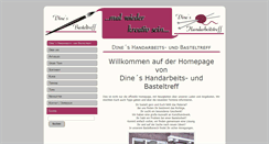 Desktop Screenshot of dines-basteltreff.de