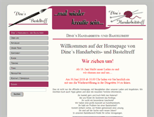 Tablet Screenshot of dines-basteltreff.de